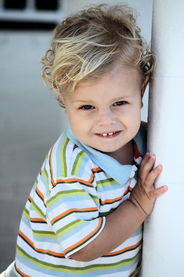 Little boy playing