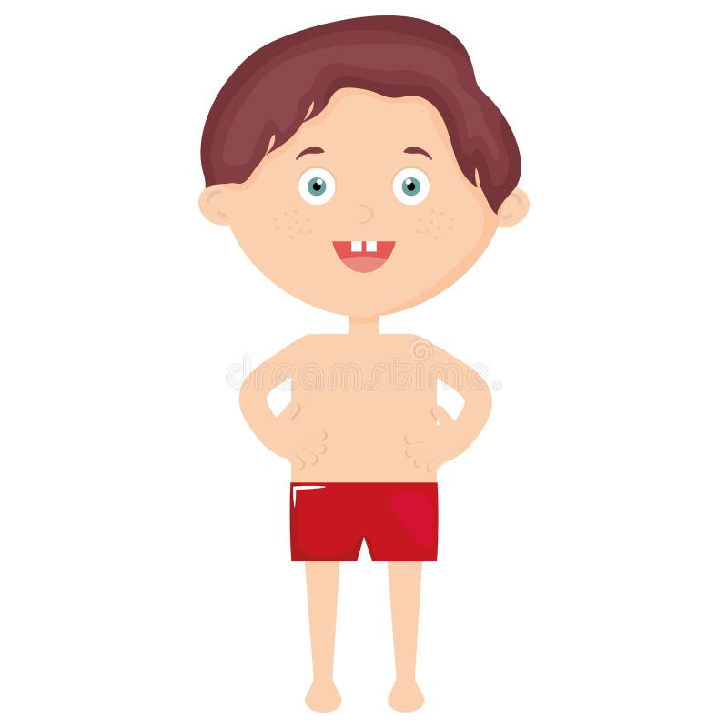 Little Boy Swimsuit Stock Illustrations 909 Little Boy Swimsuit Stock