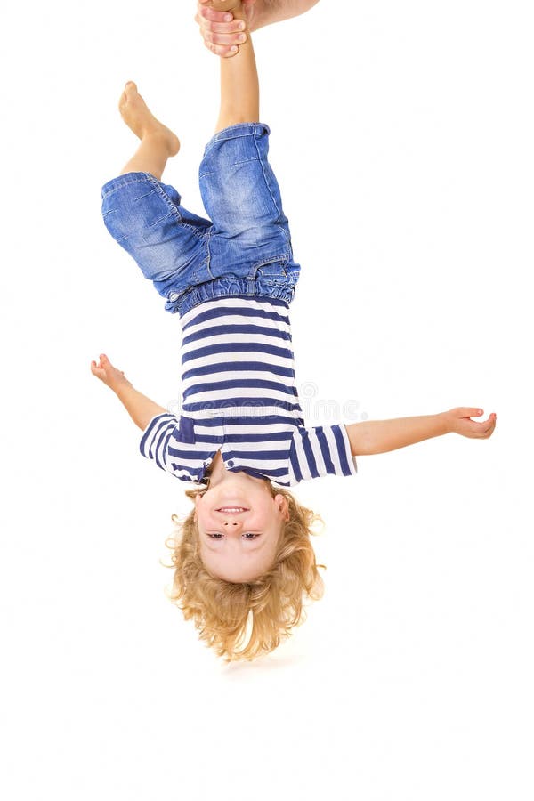 Little boy upside down stock photo. Image of dance, active 62150162
