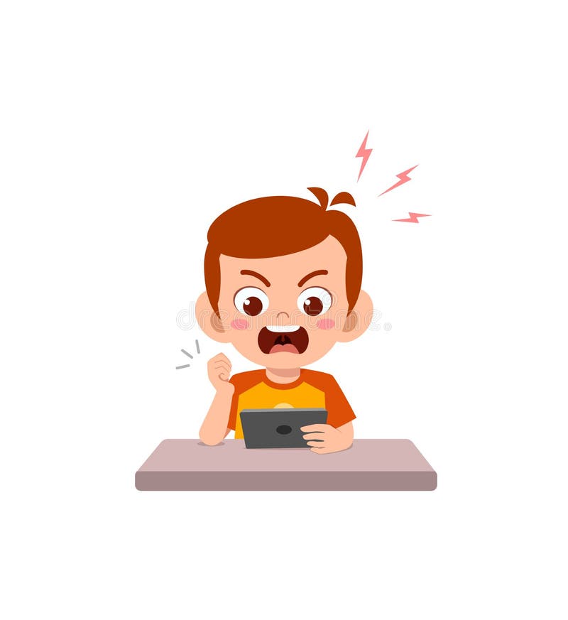 Angry Boy Playing Video Game Stock Illustrations – 49 Angry Boy