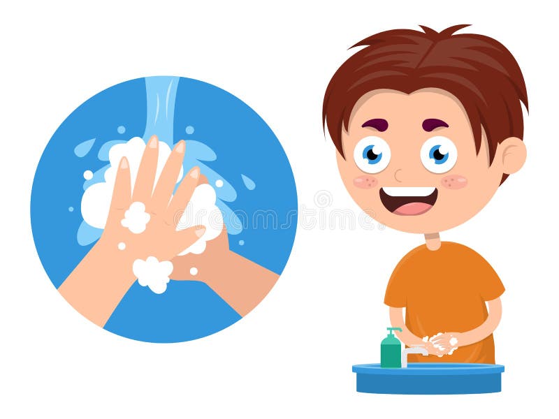 photo Wash Hands Sign Cartoon dreamstime com