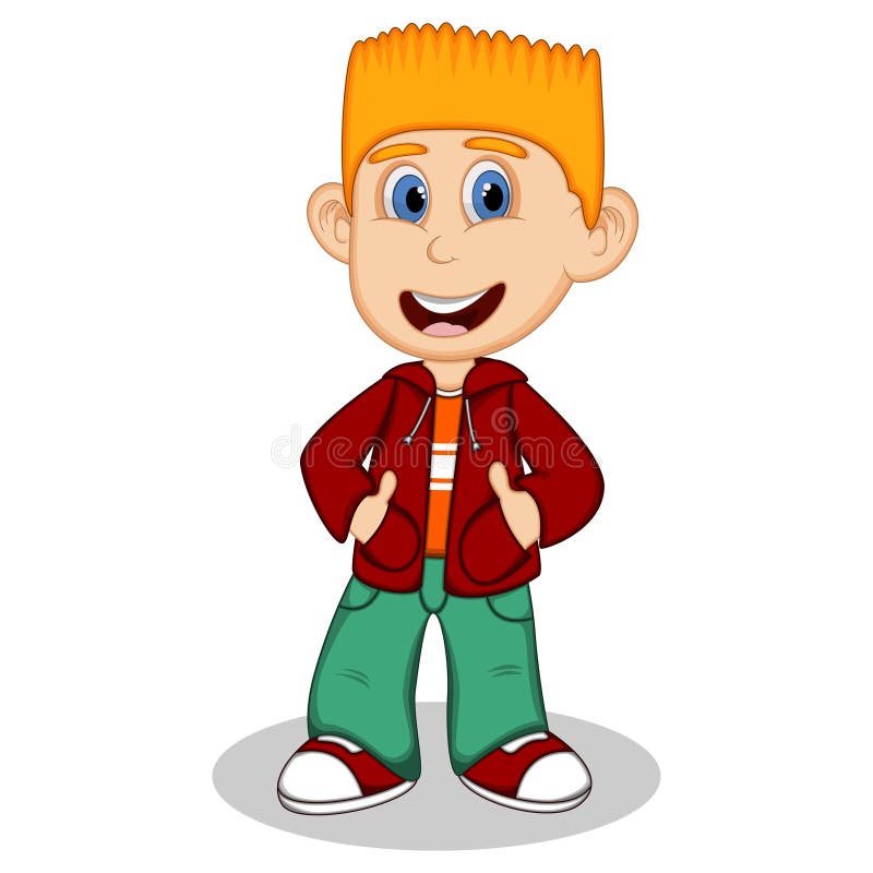 Little Boy Wearing a Red Jacket and Green Trousers Style Cartoon Stock Vector - Illustration of jeans, hair: 72420290 Little Boy Wearing a Red Jacket and Green Trousers Style Cartoon Stock Vector - Illustration of jeans, hair: 72420290