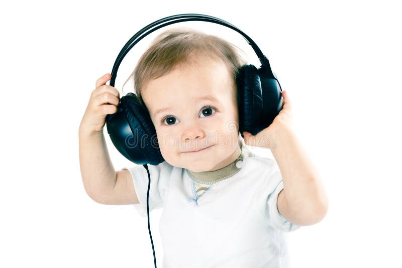 Little boy in white t-shirt