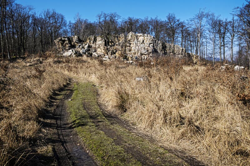 Scenérie Malých Karpat, Slovensko, sezónní přírodní scenérie