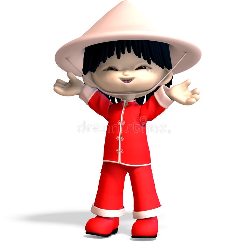 Little Cartoon China Boy is so Cute and Funny. 3D Stock Illustration - Illustration of frolic, computer: 14606179 Little Cartoon China Boy is so Cute and Funny. 3D Stock Illustration - Illustration of frolic, computer: 14606179