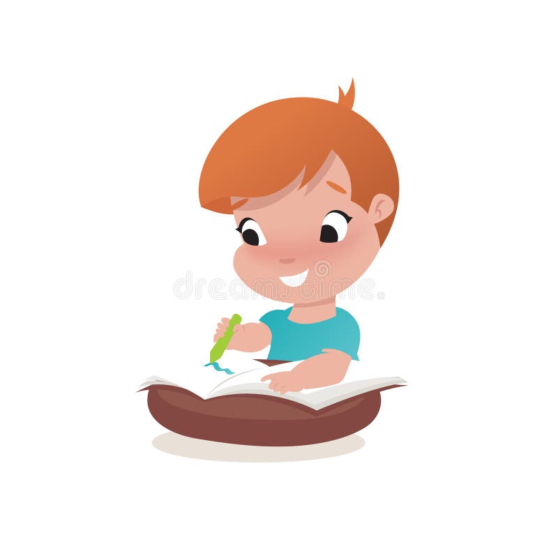Little child boy illustration vector illustration