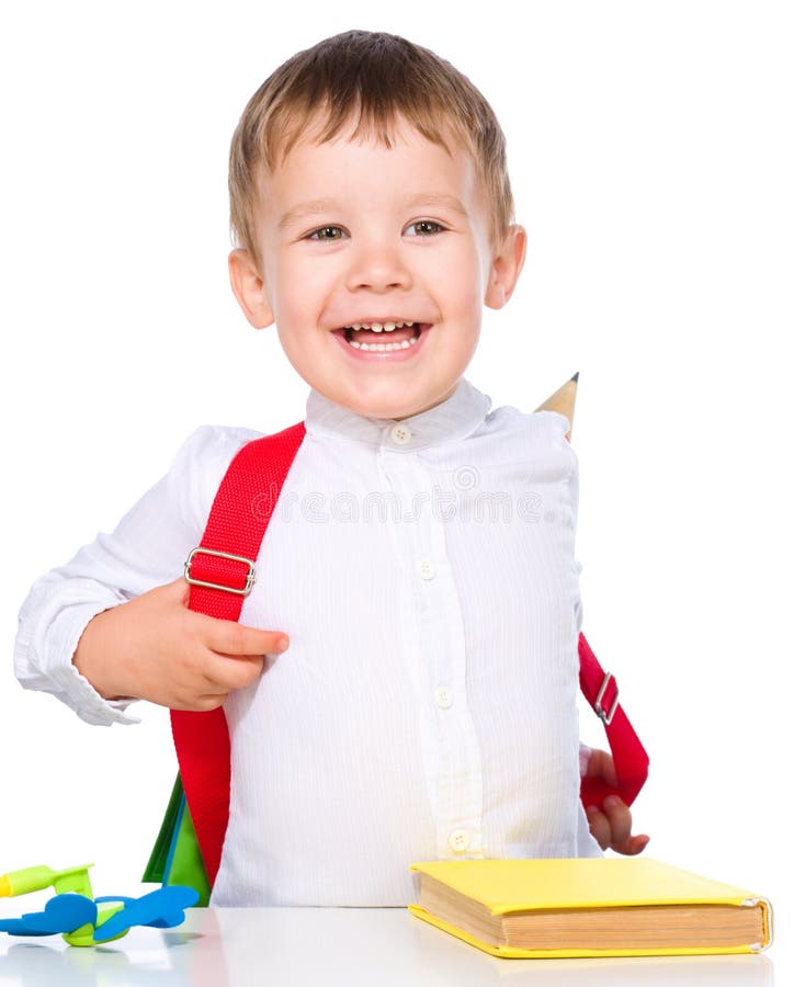 Little Child Playing School Stock Image - Image of people, pupil: 32666557