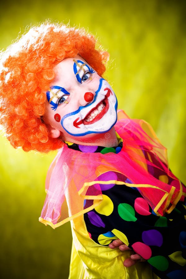 Little clown stock image. Image of party, clown, circus - 13090977