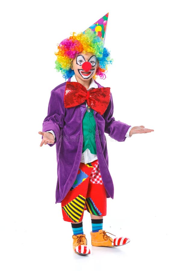 Little clown stock image