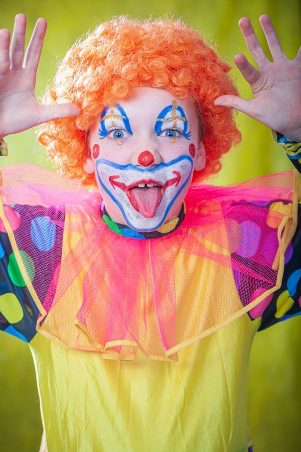 Little clown stock photo. Image of cheerful, clown, circus - 13090976
