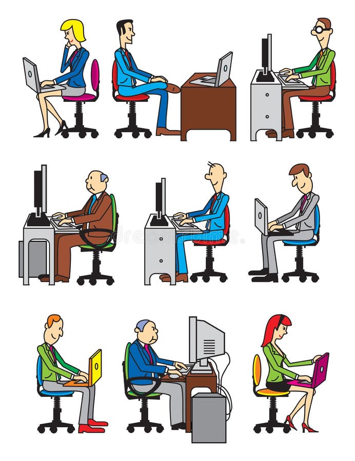 Connected People stock illustration. Illustration of cooperation - 10758978