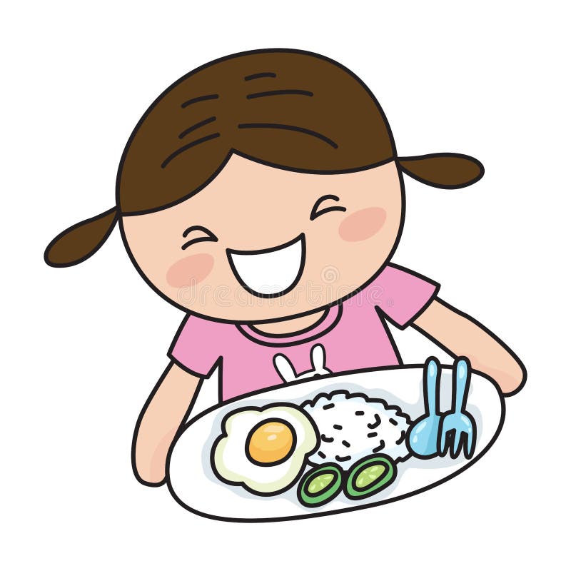 Girl Eating Rice Stock Illustrations – 217 Girl Eating Rice Stock  Illustrations, Vectors & Clipart - Dreamstime