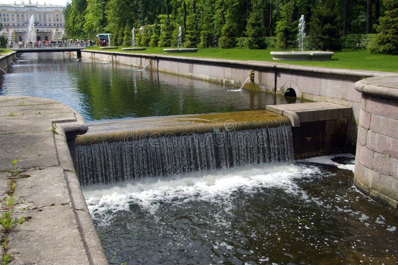 Little dam at Peterhof.