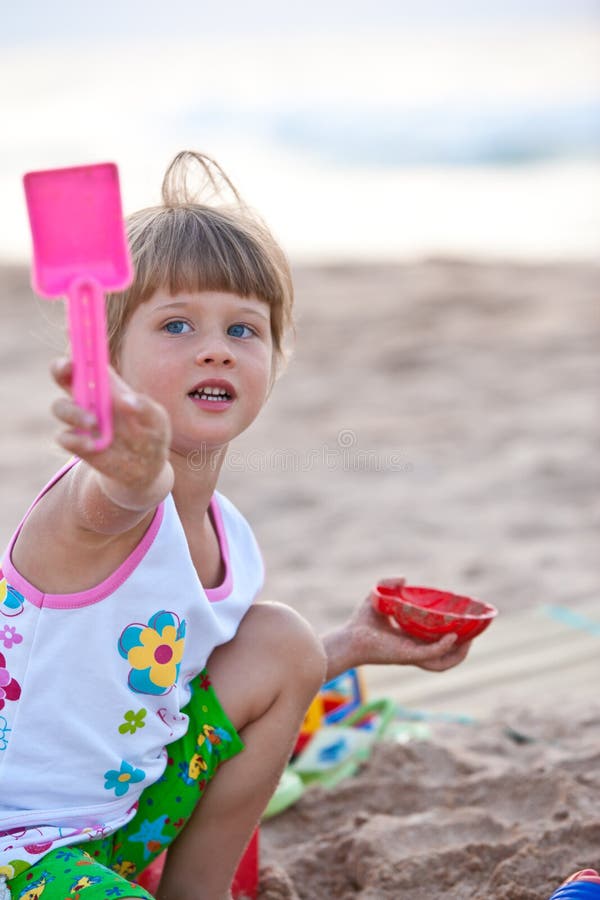Little girl stock image. Image of girl, summer, infant 16060901