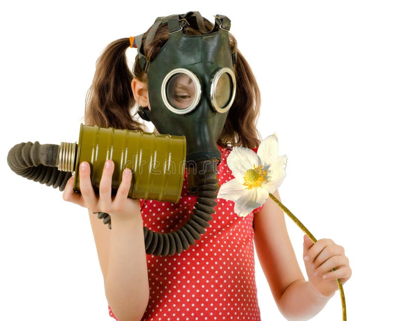 169 Little Girl Gas Mask Stock Photos Free & RoyaltyFree Stock