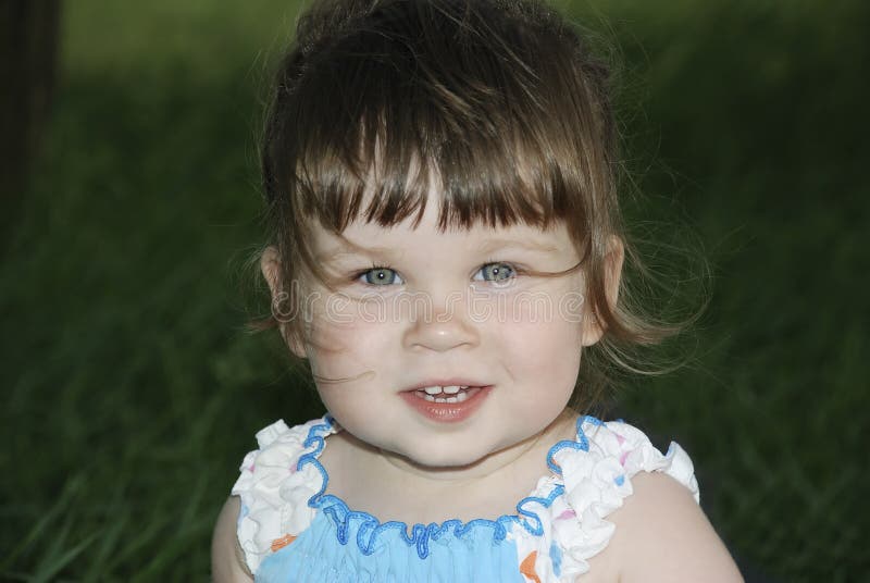 Little girl stock image Image of face smiling profile 2506633