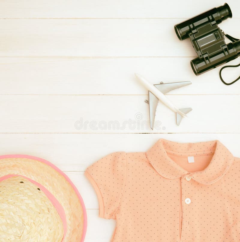 Little Girl Accessories and Clothing Stock Photo Image of design