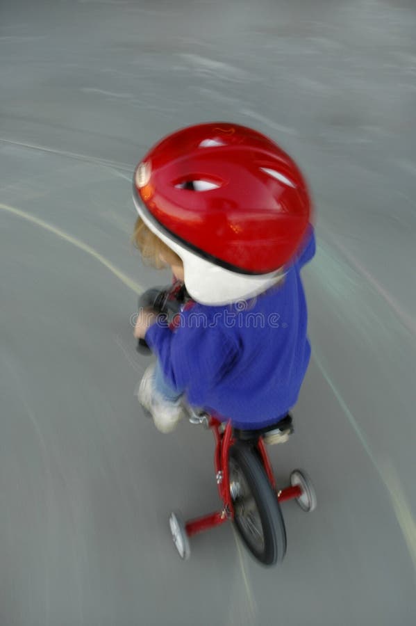 Little Girl Biking