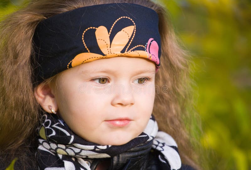 Little Girl in a Black Leather Jacket Stock Photo Image of blonde
