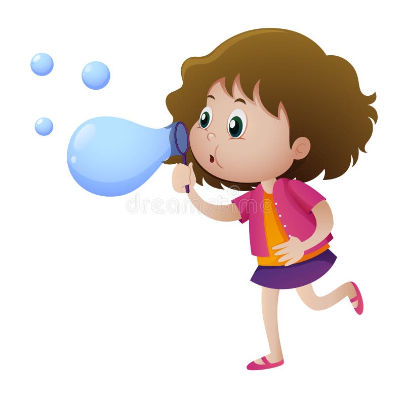Blowing Bubbles Clip Art Stock Illustrations 148 Blowing Bubbles