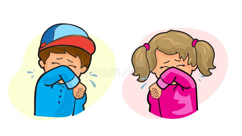 pic Sneeze Into Elbow Clipart dreamstime com