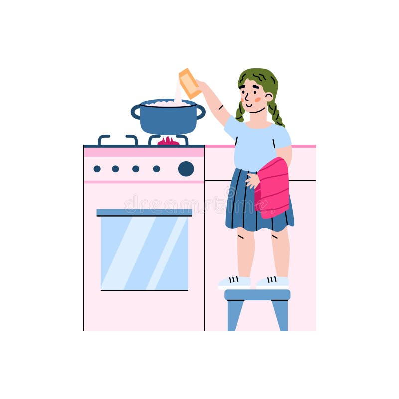 touching a hot stove clipart