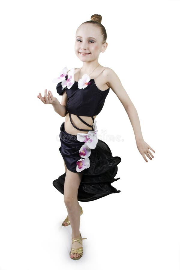 Little girl dancing.