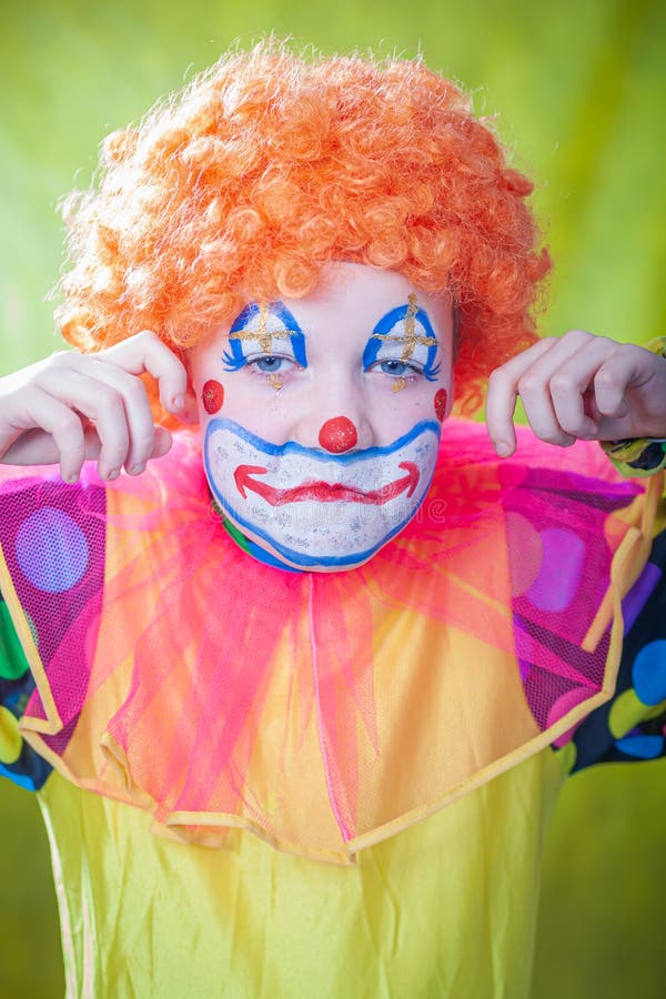 Little clown stock image. Image of face, stage, entertainment - 13114083