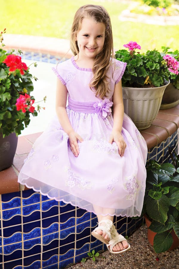Little girl in fancy dress