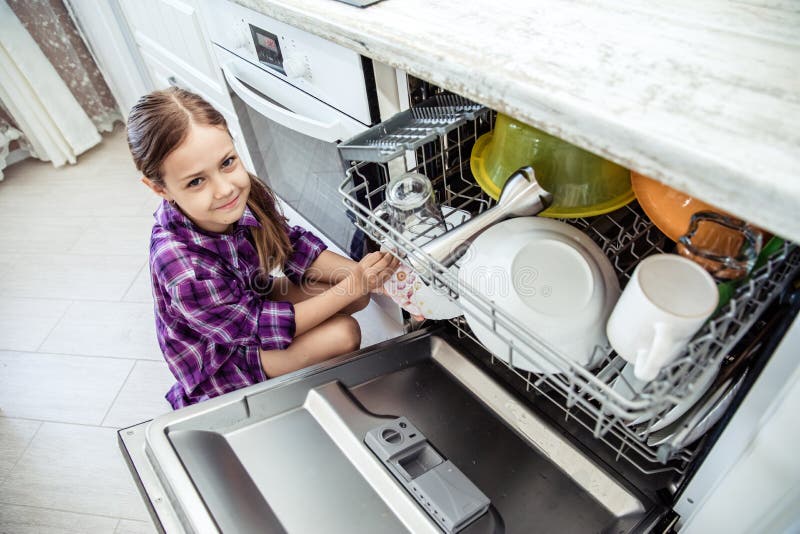 dishes in dishwasher clipart of children