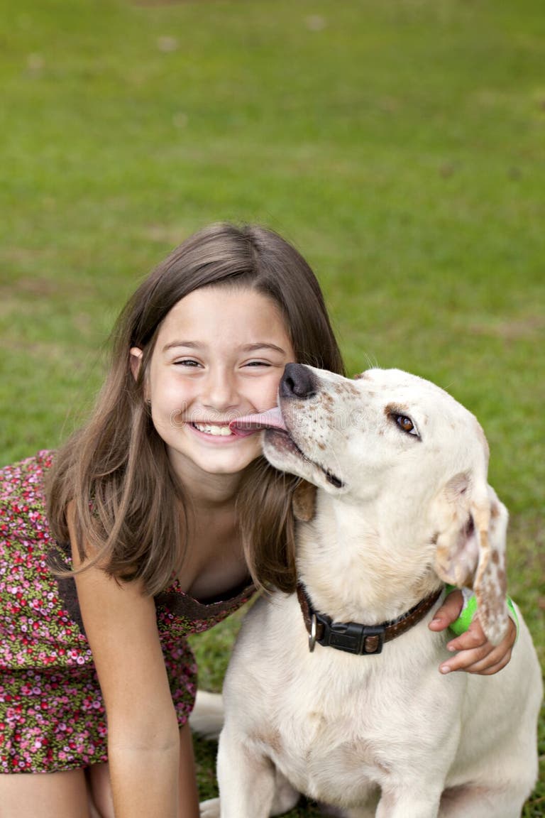 Little Girls Tongue Kiss Stock Photos - Free & Royalty-Free Stock