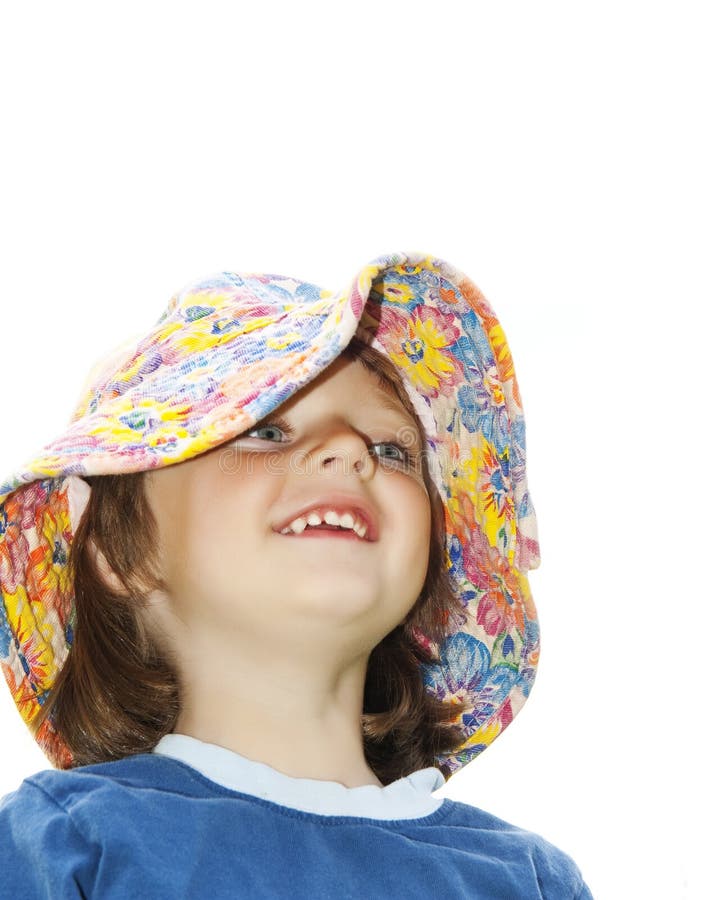 Little girl with hat