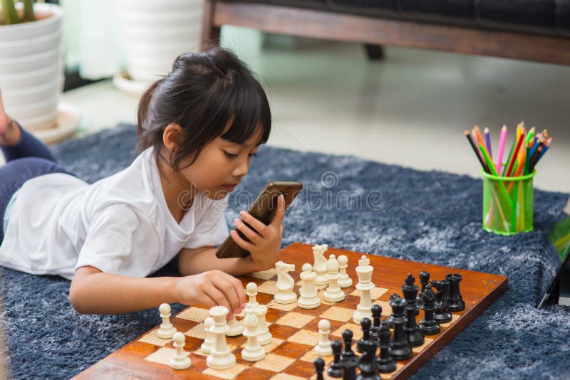 Chess Background. Play Chess Online. Playing Chess with Laptop. Remote  Online Education, Communication with Chess Coach, Family. Stock Image -  Image of family, issues: 199772003