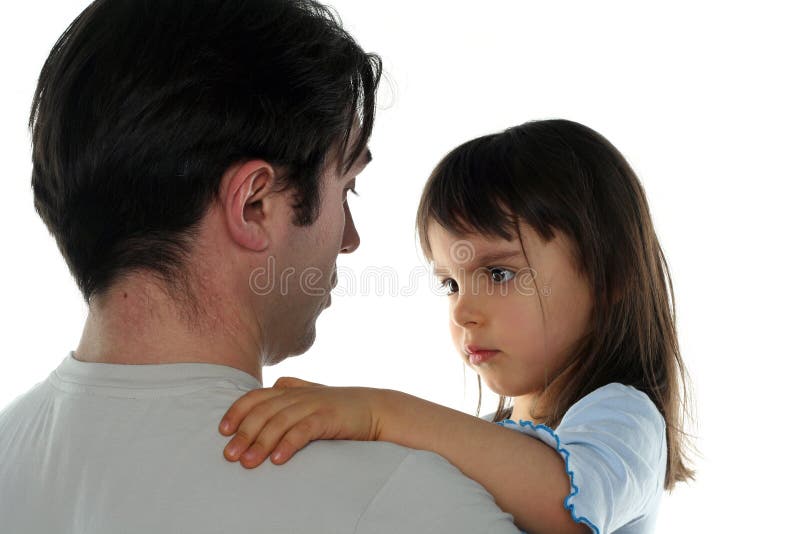 Little girl and her father