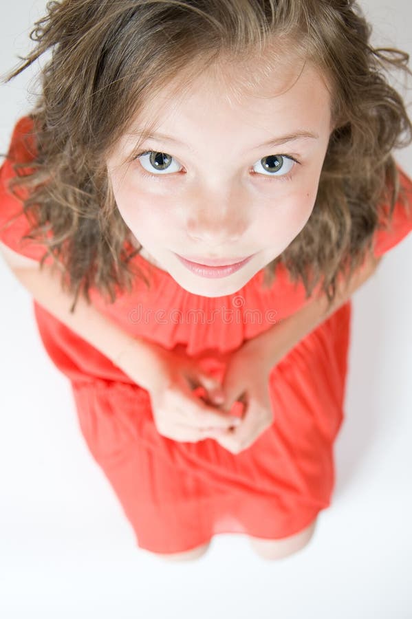 Portrait of a 9 Year Old Girl Stock Photo - Image of people