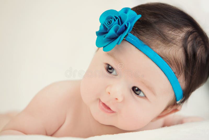 Baby Who Smiles Stock Photo Image Of Born Infant Fragile
