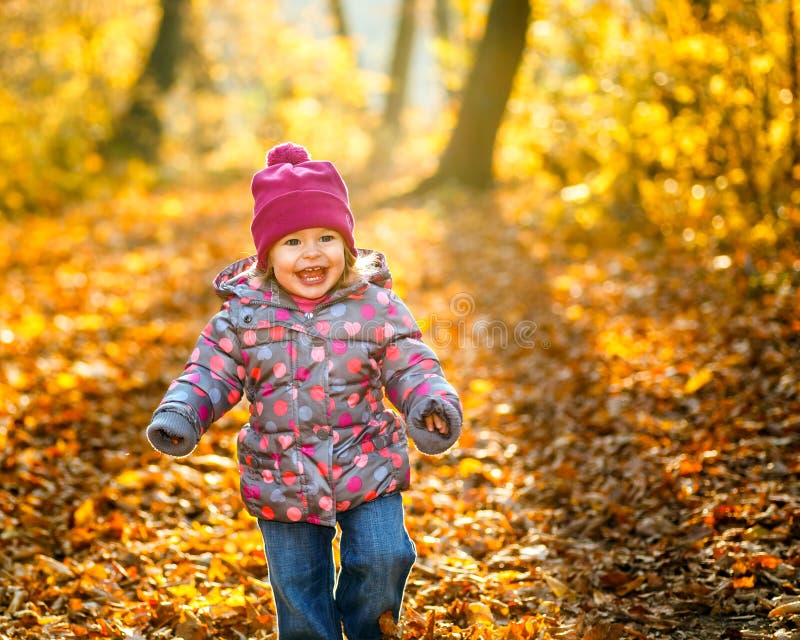 Little girl in the park