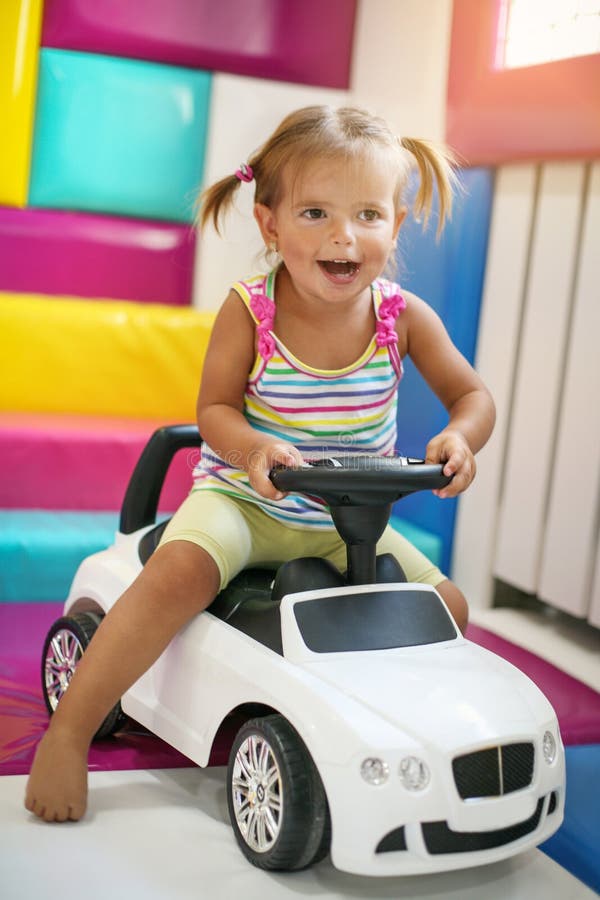 Little girl in playground. stock photo. Image of caucasian - 99433606