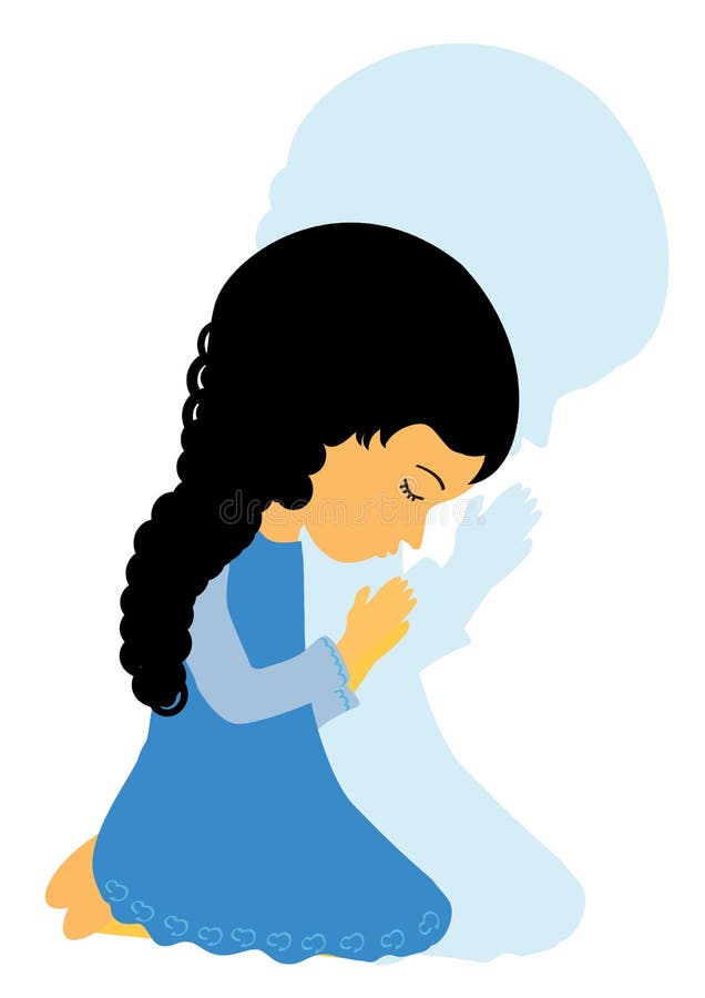 Little Girl Praying Stock Illustrations – 586 Little Girl Praying Stock  Illustrations, Vectors & Clipart - Dreamstime