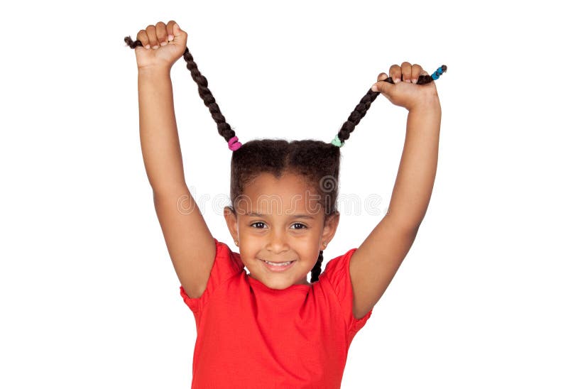 Little Girl Pulling Up Her Shirt