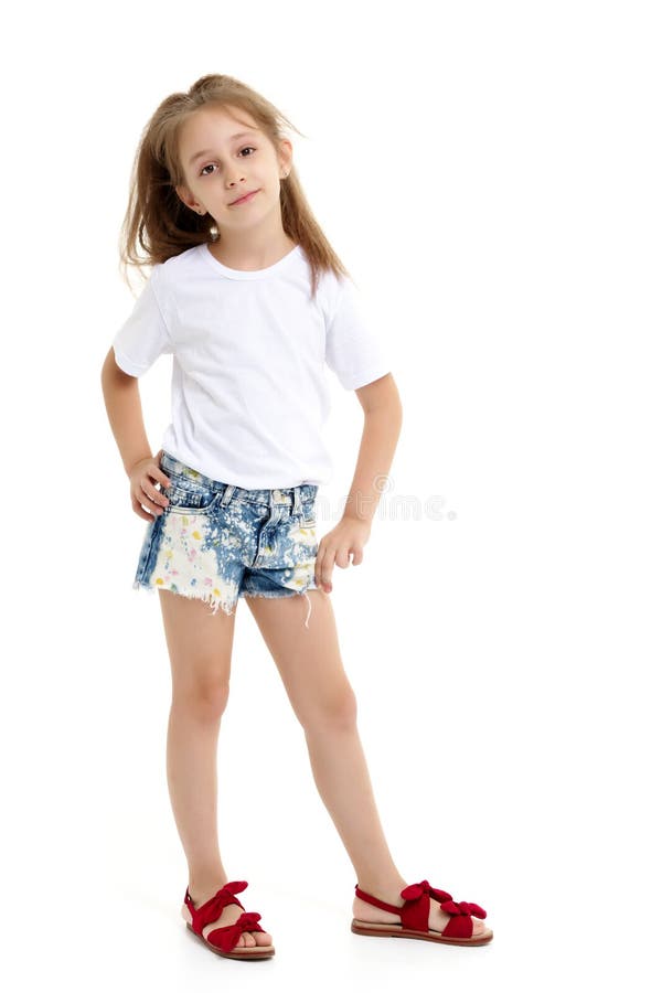 5,601 Little Girl Shorts Stock Photos - Free & Royalty-Free Stock Photos  from Dreamstime