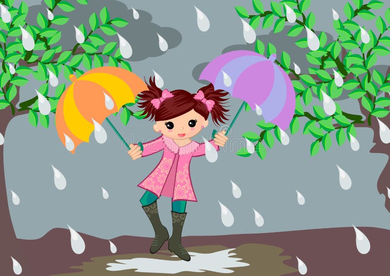 Rainy day Royalty Free Vector Image - VectorStock