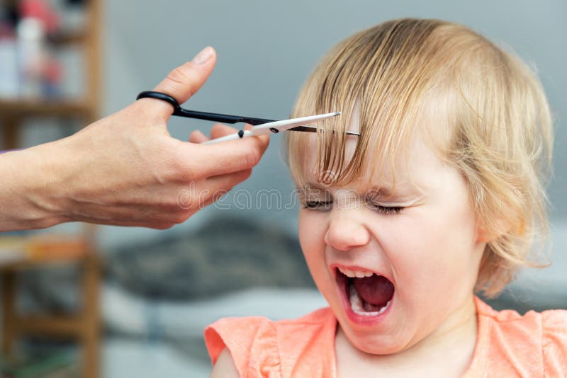 Little Girl Screaming while Mother Doing a Haircut at Home Stock Image - Image of mother, young: 184099577 Little Girl Screaming while Mother Doing a Haircut at Home Stock Image - Image of mother, young: 184099577