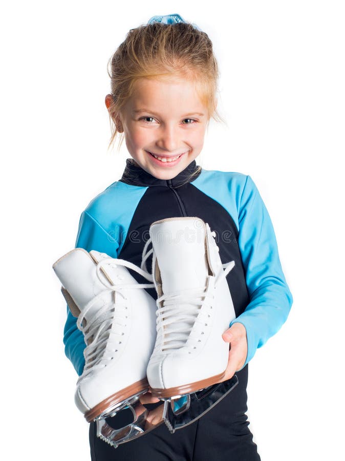 Girl on skates stock image. Image of cute, figure, beautiful 20670783