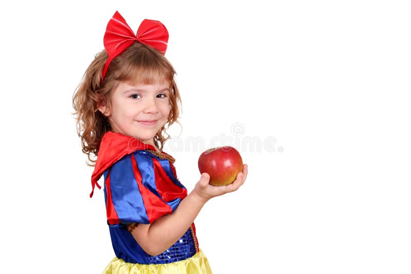 Little girl snow white