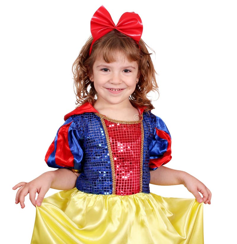 Little girl snow white