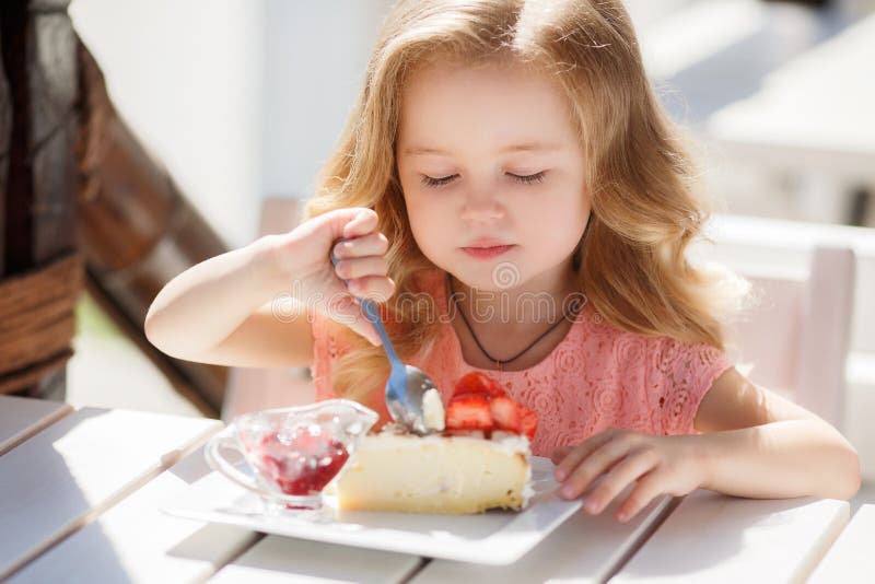 Beautiful Little Girl Strawberry Blonde Hair Stock Photos