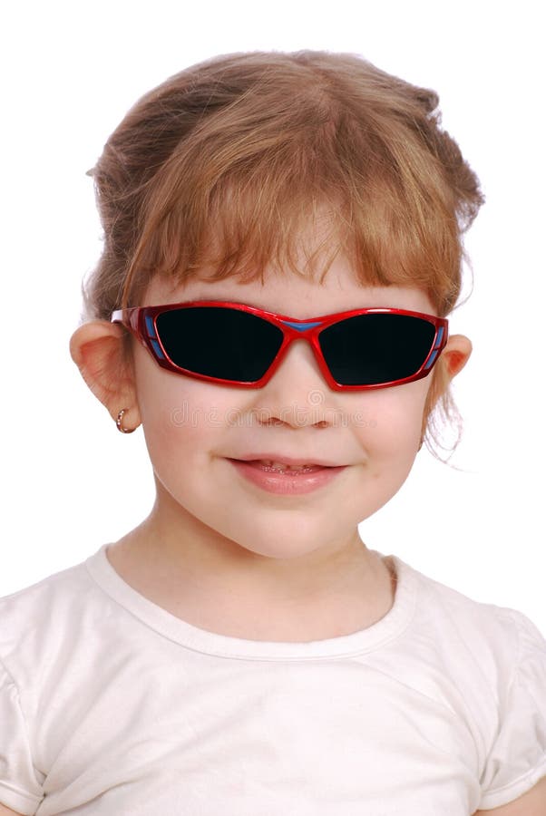 Little Girl With Sunglasses Stock Photo Image 13280574