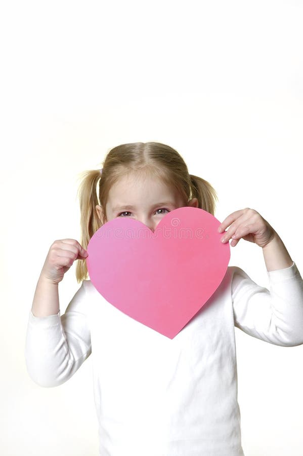 Little Girl with Valentine