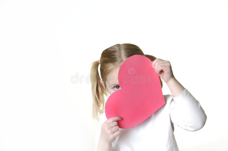 Little Girl with Valentine